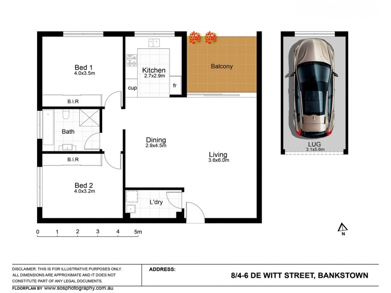 8/4-6 De Witt Street, Bankstown NSW 2200 Floorplan