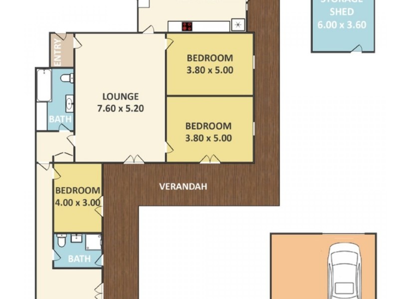 3 Coalbrook Street, Lithgow NSW 2790 Floorplan