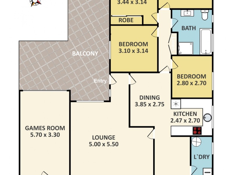 12 Heffernan Place, Lithgow NSW 2790 Floorplan