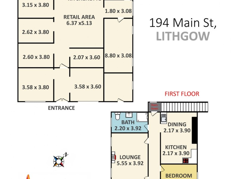 194 Main Street, Lithgow NSW 2790 Floorplan