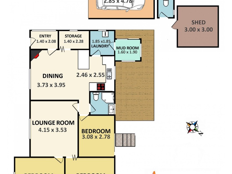 2 James Parade, Wallerawang NSW 2845 Floorplan