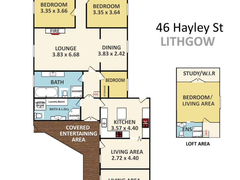 46 Hayley Street, Lithgow NSW 2790 Floorplan