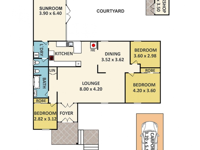 4 Geordie Street, Lithgow NSW 2790 Floorplan
