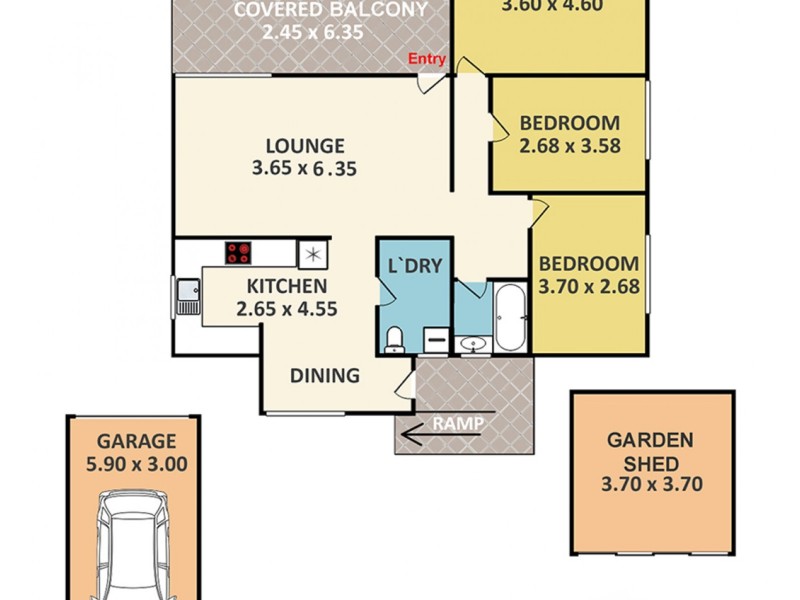 7 Commens Street, Wallerawang NSW 2845 Floorplan