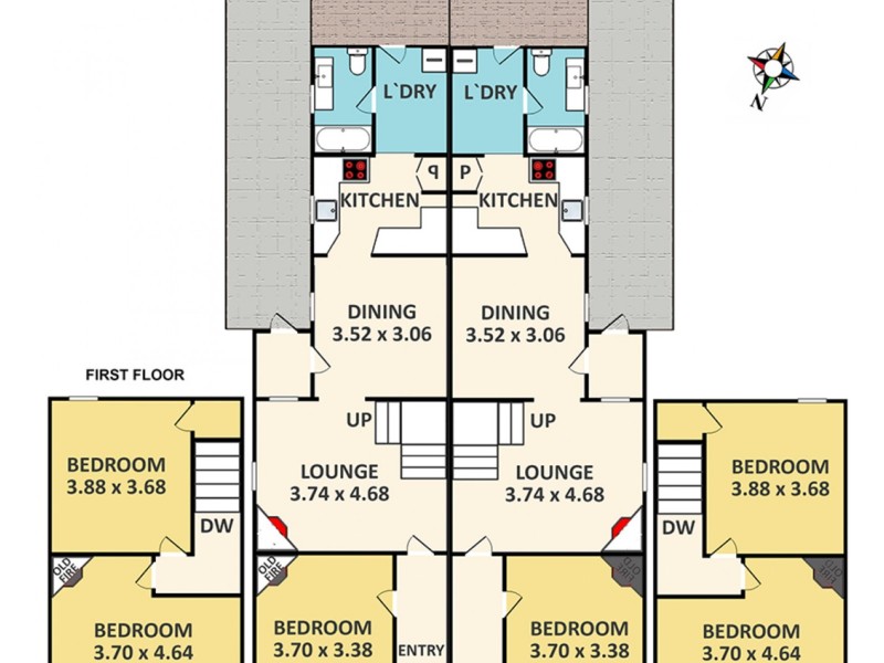195-197 Mort Street, Lithgow NSW 2790 Floorplan
