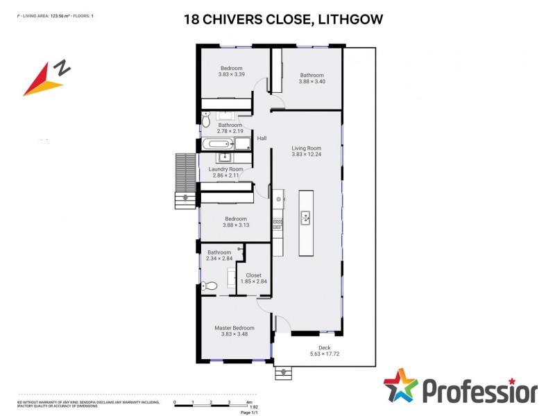18 Chivers Close, Lithgow NSW 2790 Floorplan