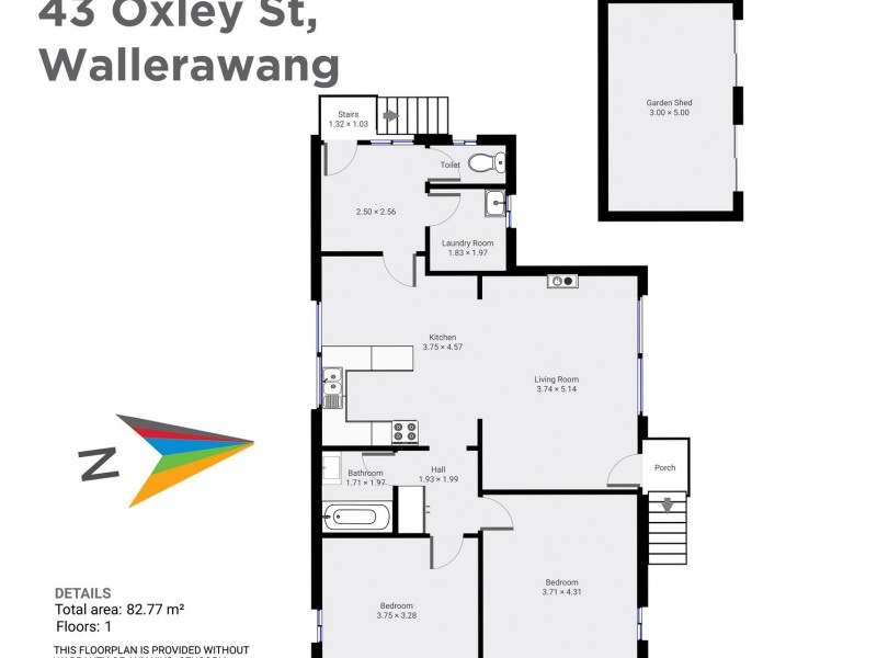 43 Oxley Street, Wallerawang NSW 2845 Floorplan