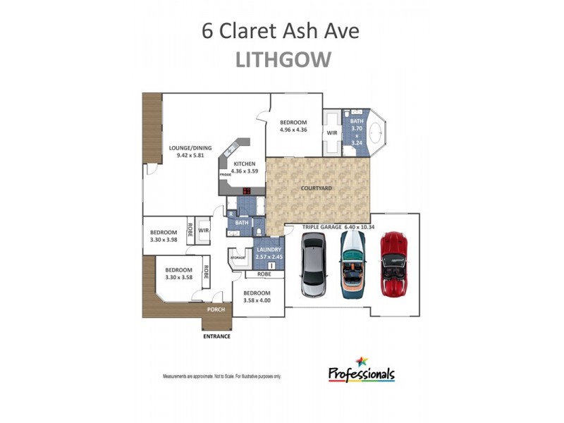 6 Claret Ash Avenue, Lithgow NSW 2790 Floorplan