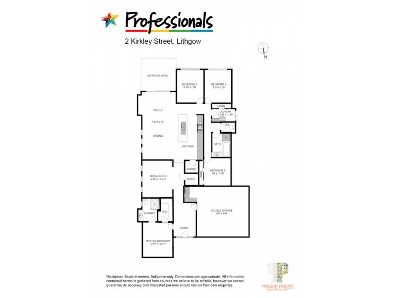 2 Kirkley Street, Lithgow NSW 2790 Floorplan