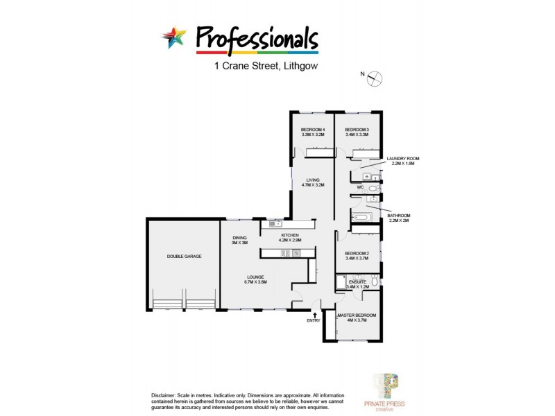1 Crane Road, Lithgow NSW 2790 Floorplan
