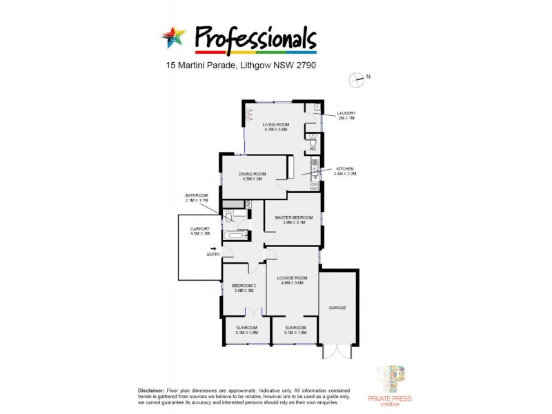 15 Martini Parade, Lithgow NSW 2790 Floorplan