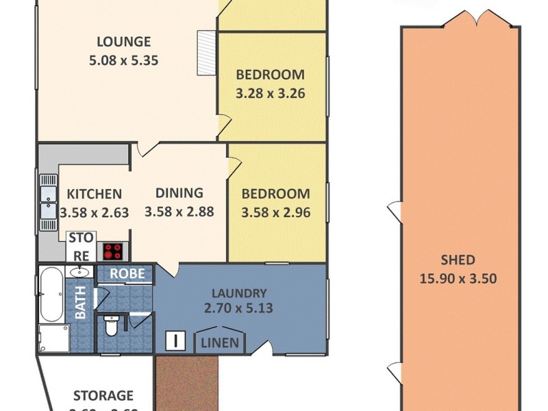 61  Macauley Street, Lithgow NSW 2790 Floorplan