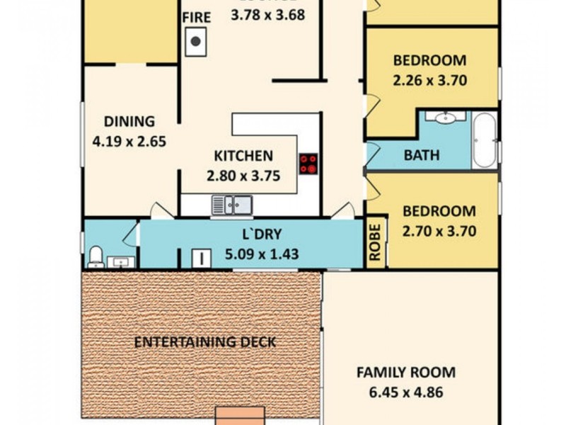 40 Sandford Avenue, Lithgow NSW 2790 Floorplan