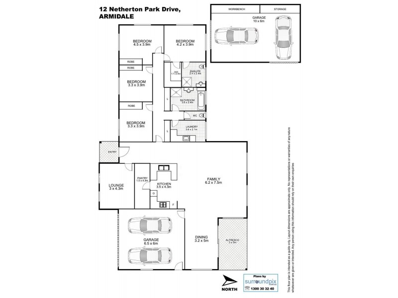 12 Netherton Park Avenue, Armidale NSW 2350 Floorplan