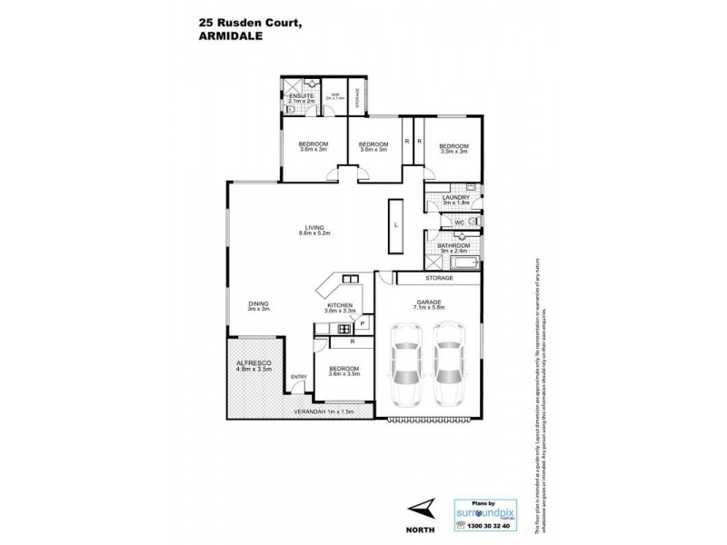 Armidale NSW 2350 Floorplan
