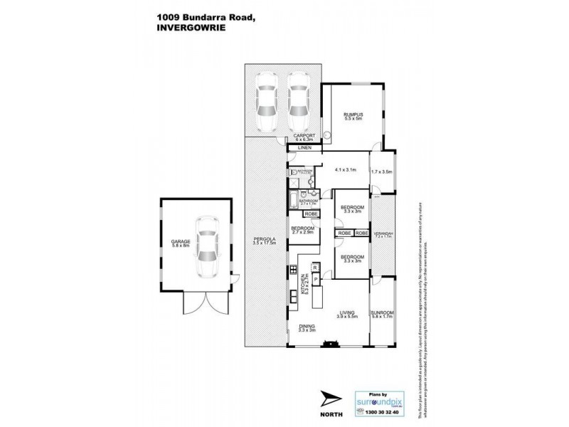 1009  Bundarra Road, Armidale NSW 2350 Floorplan