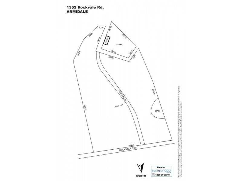 1352 Rockvale Road, Armidale NSW 2350 Floorplan