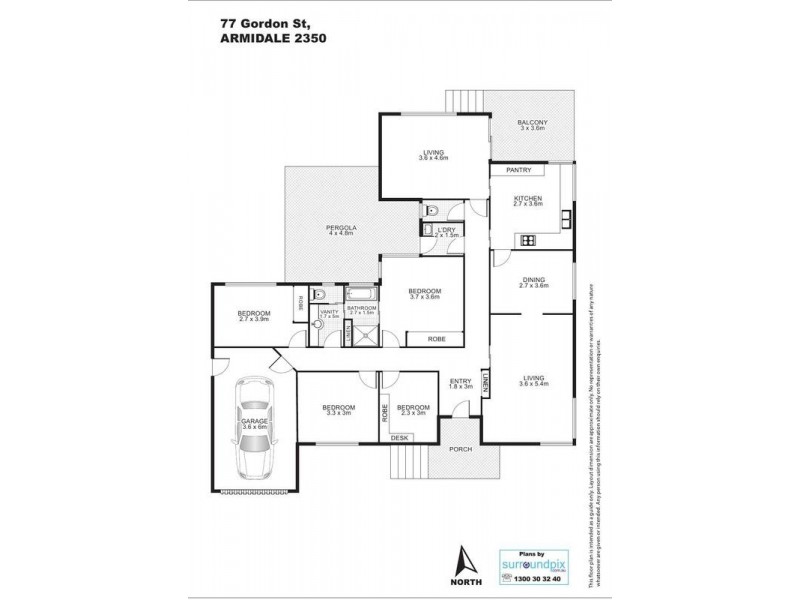 Armidale NSW 2350 Floorplan