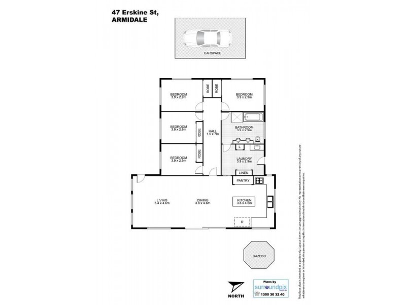 47 Erskine Street, Armidale NSW 2350 Floorplan