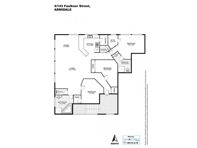 4/143 Faulkner Street, Armidale NSW 2350 Floorplan