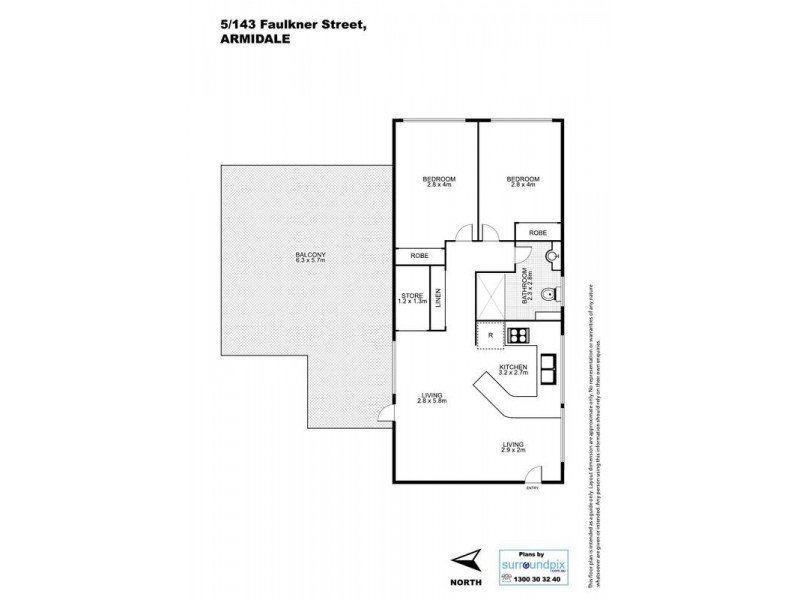 5/143 Faulkner  Street, Armidale NSW 2350 Floorplan