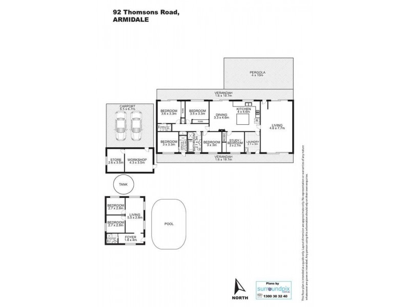 92 Thomsons Road, Armidale NSW 2350 Floorplan