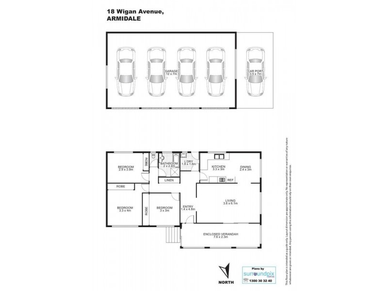 18 Wigan Avenue, Armidale NSW 2350 Floorplan