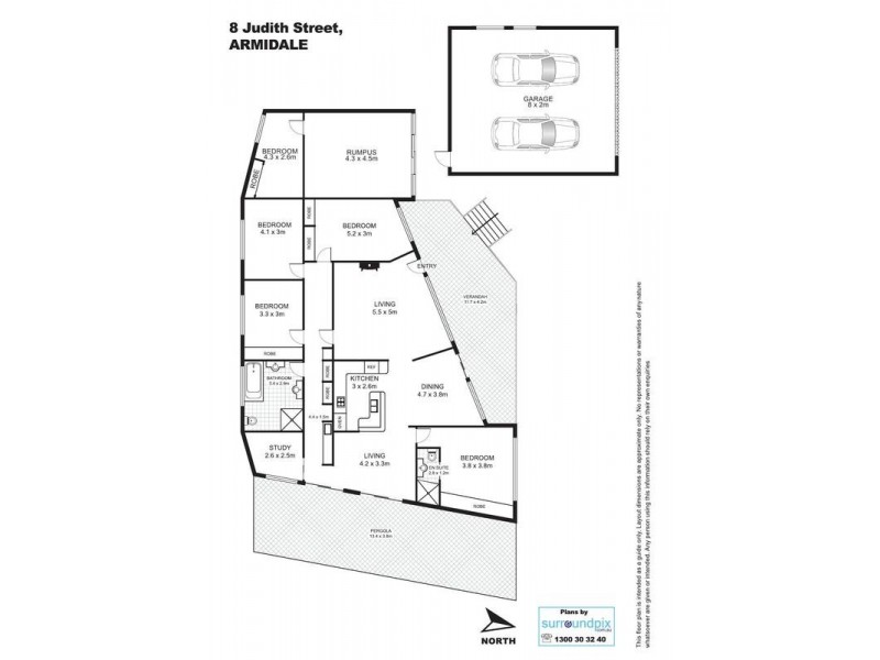 8 Judith Street, Armidale NSW 2350 Floorplan
