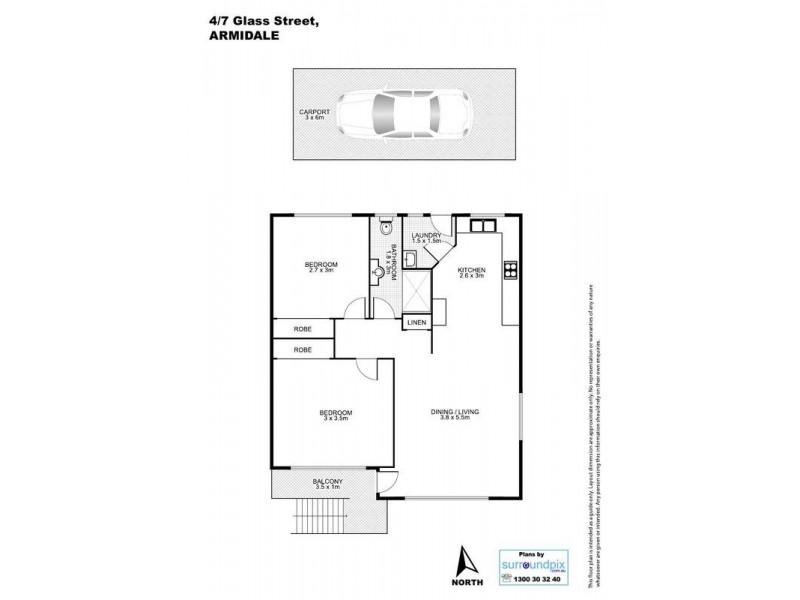 4/7 Glass  Street, Armidale NSW 2350 Floorplan