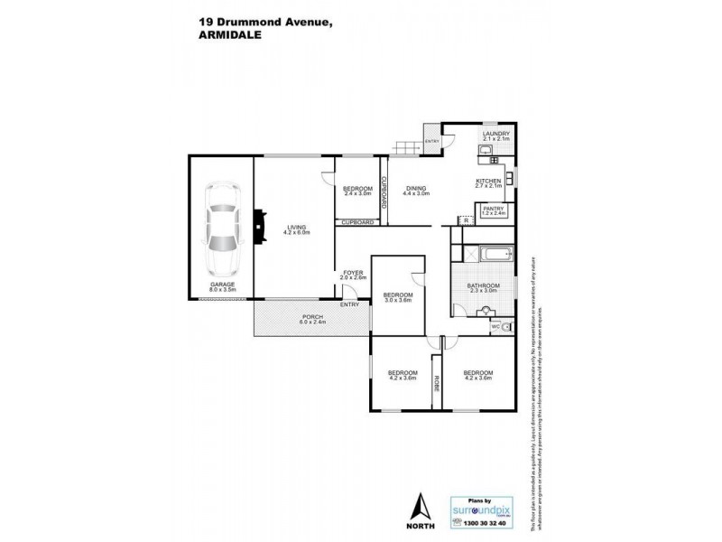 19 Drummond Avenue, Armidale NSW 2350 Floorplan