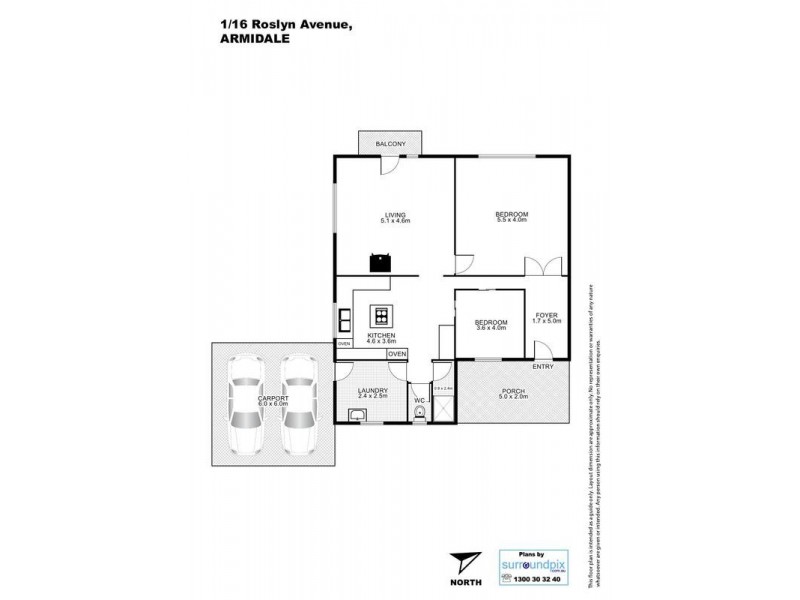 16 Roslyn Avenue, Armidale NSW 2350 Floorplan