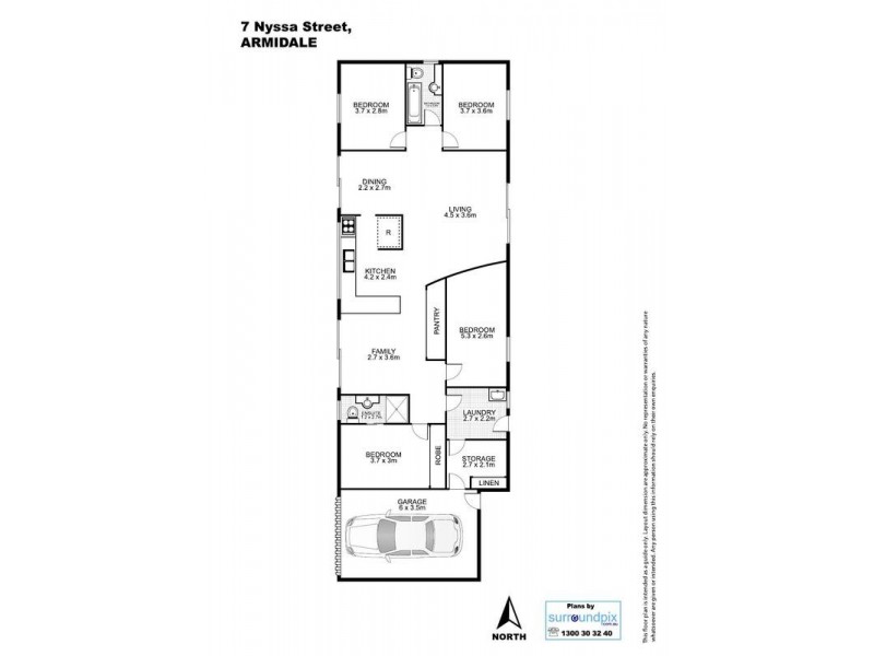 7 Nyssa Street, Armidale NSW 2350 Floorplan