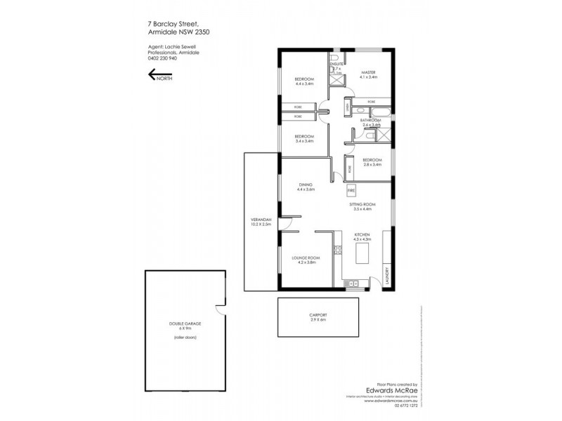 7 Barclay Street, Armidale NSW 2350 Floorplan