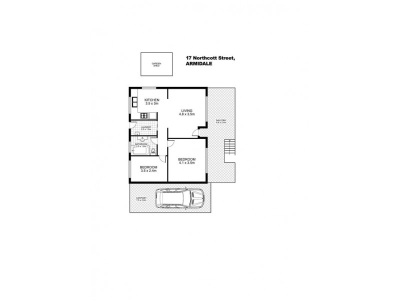 17 Northcott Street, Armidale NSW 2350 Floorplan