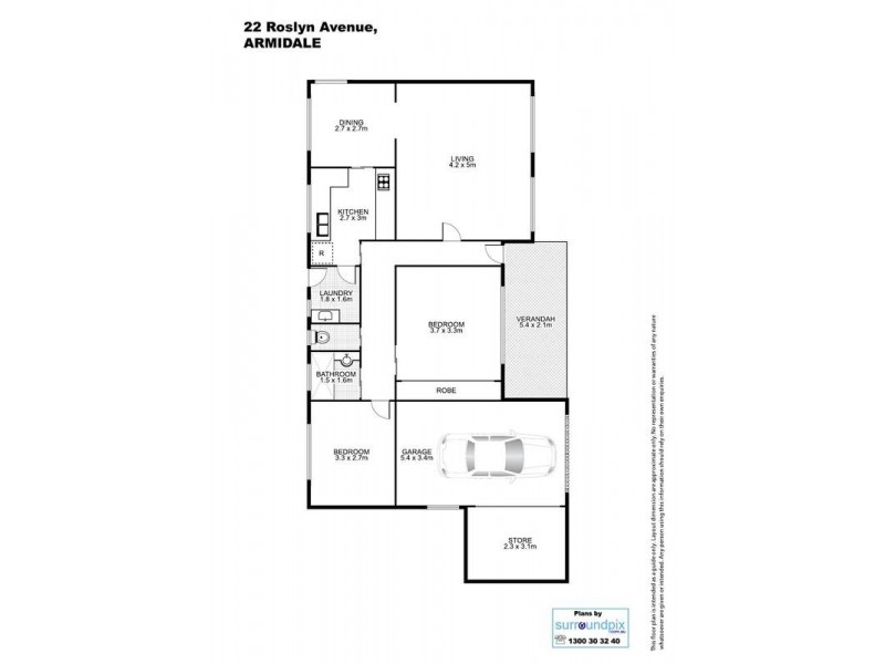 22 Roslyn Avenue, Armidale NSW 2350 Floorplan