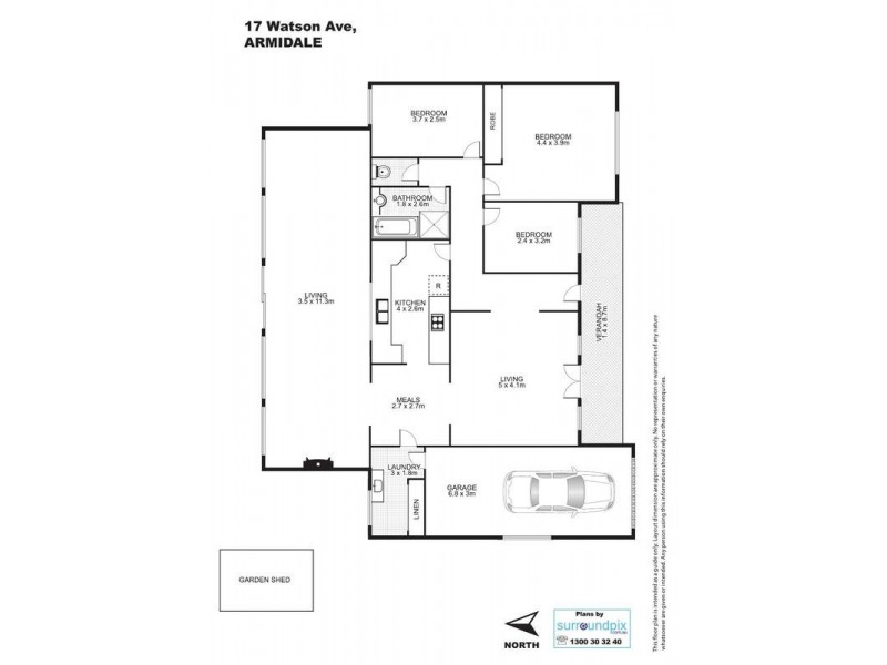 17 Watson Avenue, Armidale NSW 2350 Floorplan