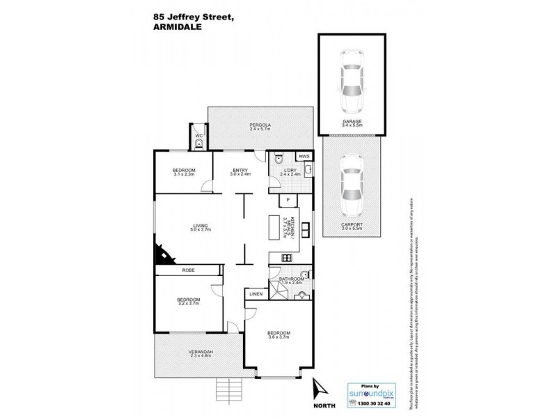 85 Jeffrey Street, Armidale NSW 2350 Floorplan