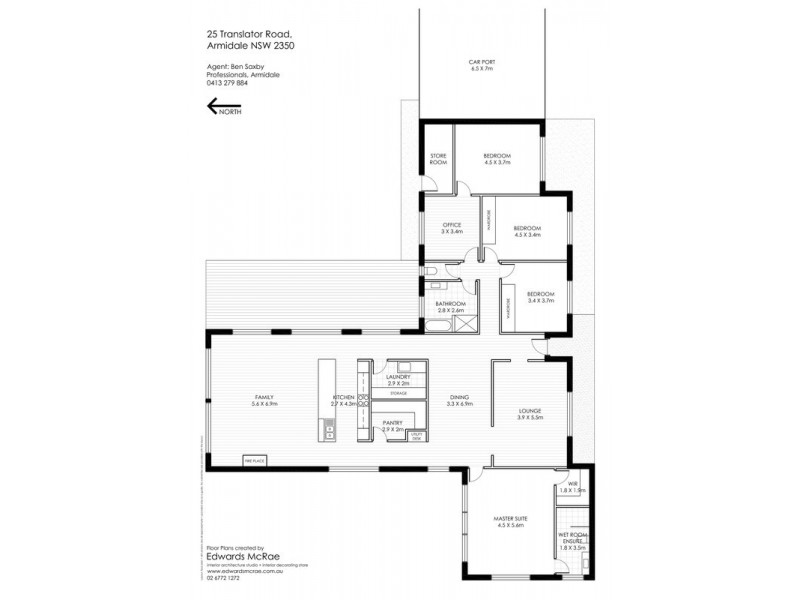 25 Translator Road, Armidale NSW 2350 Floorplan
