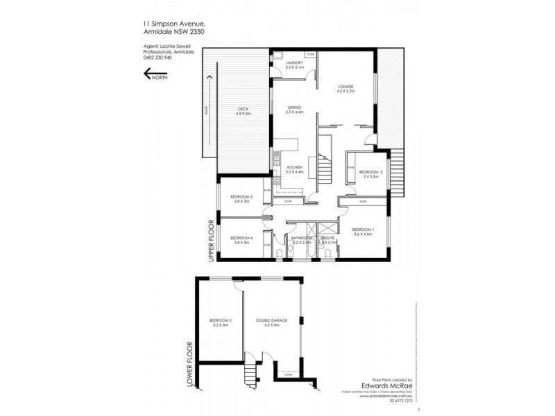 11 Simpson Avenue, Armidale NSW 2350 Floorplan