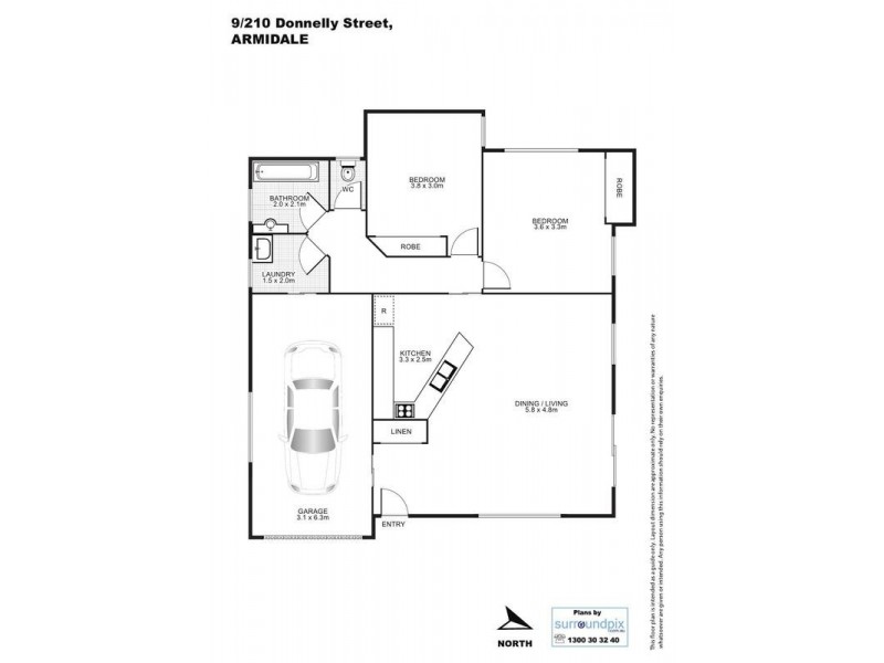 9/210-216 Donnelly Street, Armidale NSW 2350 Floorplan