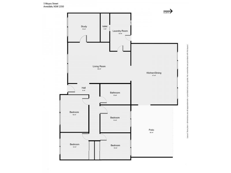 5 Moyes Street, Armidale NSW 2350 Floorplan