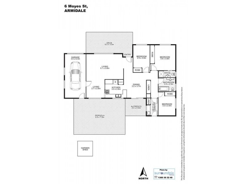 6 Moyes Street, Armidale NSW 2350 Floorplan