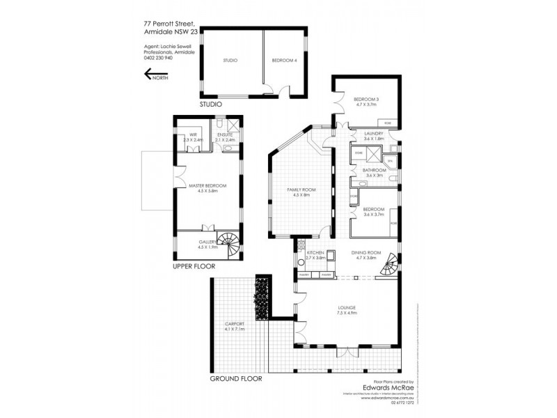 77 Perrott Street, Armidale NSW 2350 Floorplan
