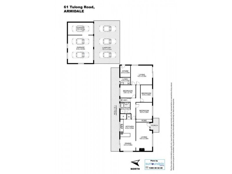 61 Tulong Road, Armidale NSW 2350 Floorplan