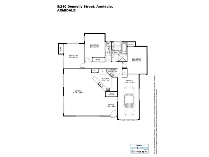 2/210-216 Donnelly Street, Armidale NSW 2350 Floorplan