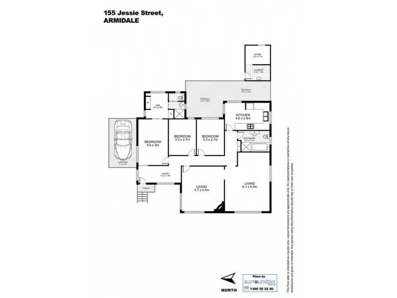 155 Jessie Street, Armidale NSW 2350 Floorplan