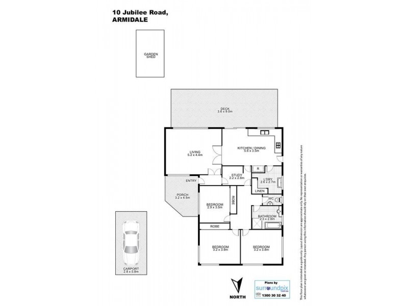10 Jubilee Road, Armidale NSW 2350 Floorplan