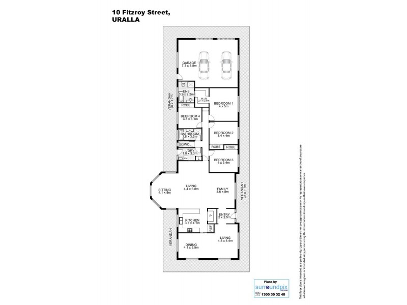 10 Fitzroy Street, Uralla NSW 2358 Floorplan