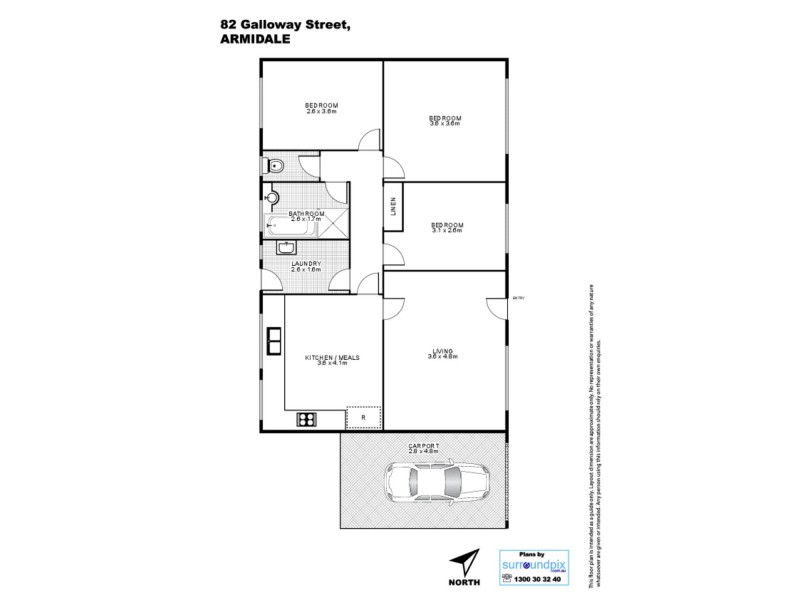 82 Galloway Street, Armidale NSW 2350 Floorplan