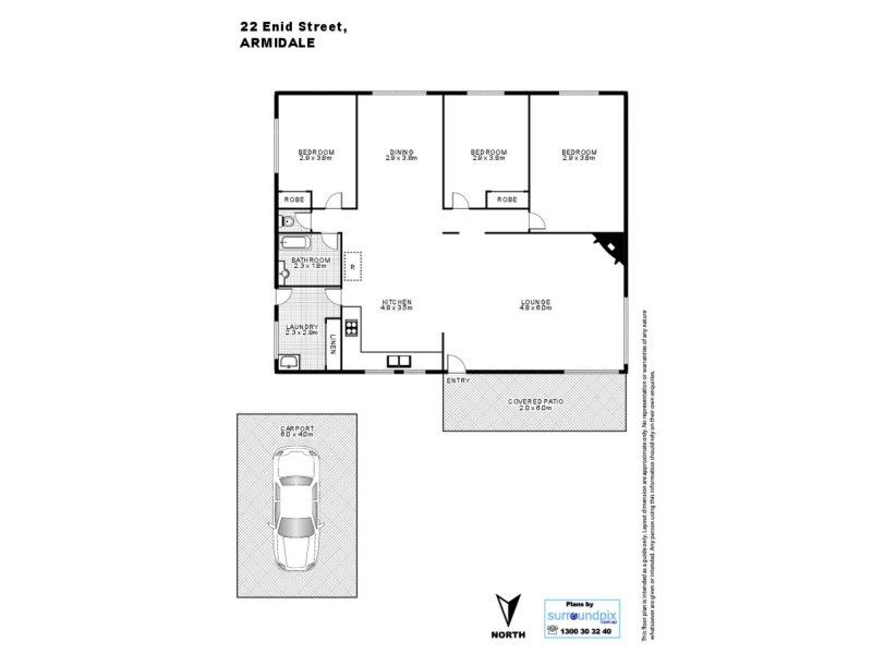 22 Enid Street, Armidale NSW 2350 Floorplan